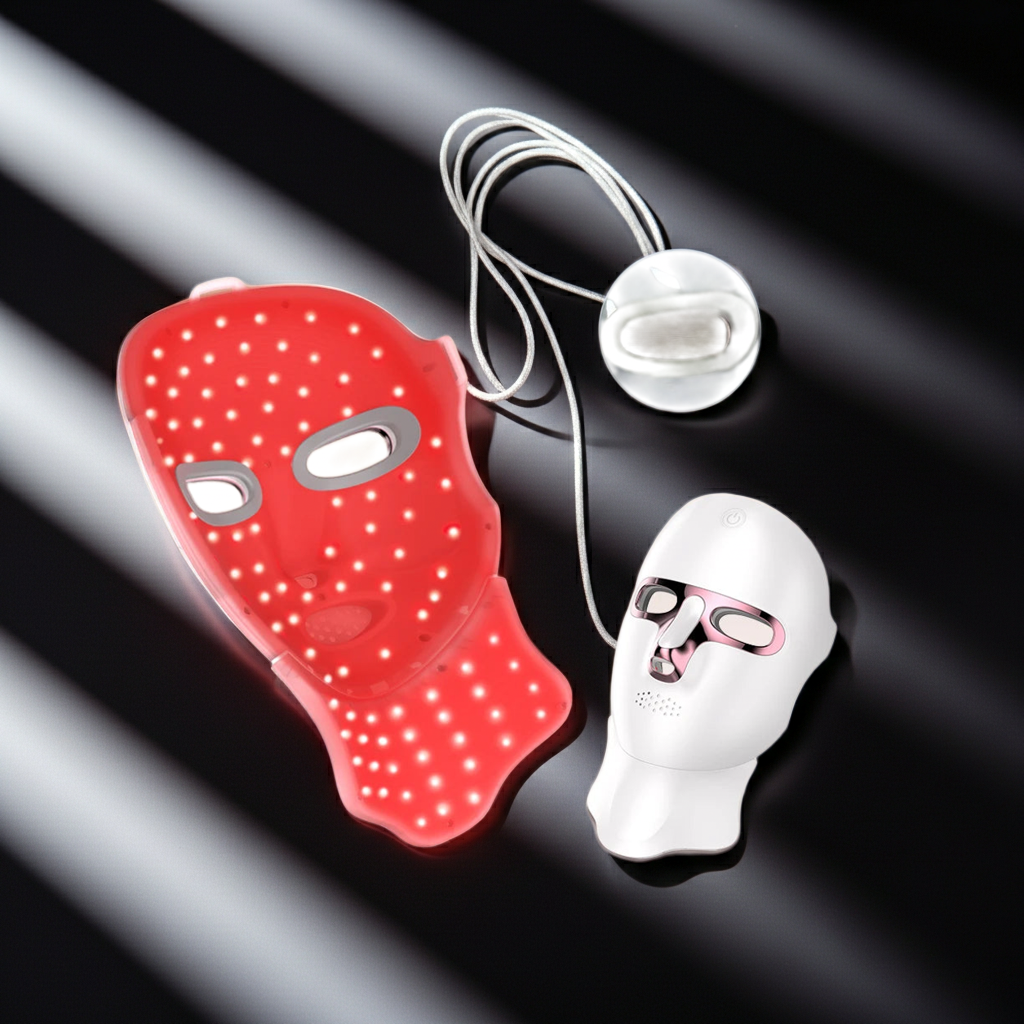 Fayroo™ 7-Color LED Facial & Neck Mask – Skin Rejuvenation & Tightening Device